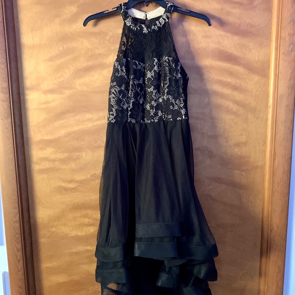 size 1, homecoming black/nude dress